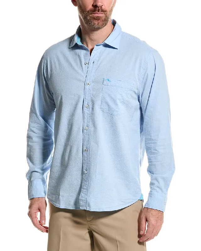 men's wool jackets-Tommy Bahama Nova Wave Seersucker Shirt