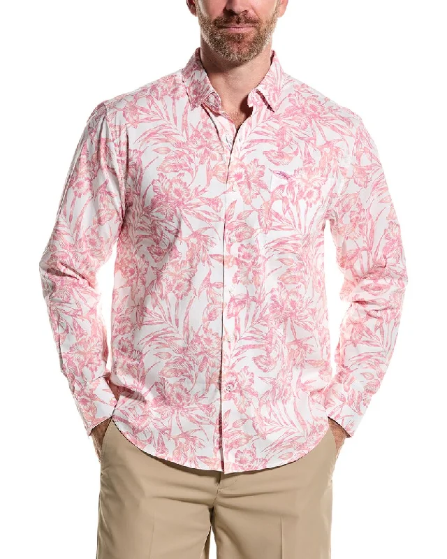 men's casual polos-Tommy Bahama Sarasota Woven Shirt