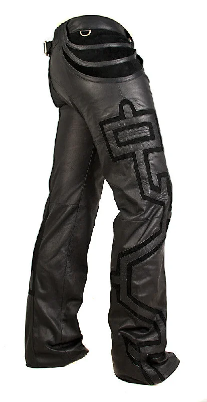 men's quilted jackets-Urban Mayan Leather Pants (Men's)