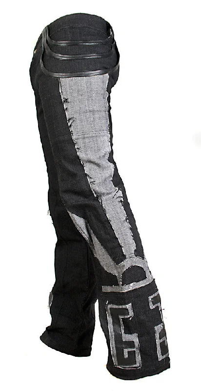 men's denim shorts-Urban Mayan Pants (Denim)