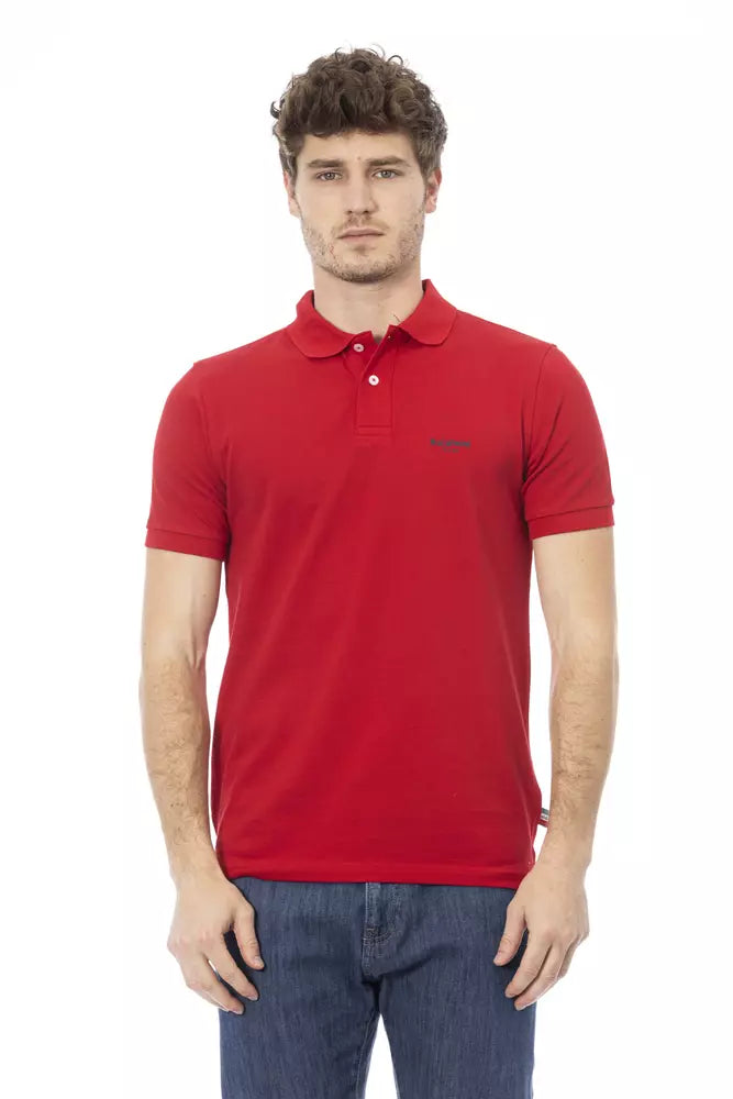 men's slim sweaters-Baldinini Trend  Cotton Polo Men's Shirt