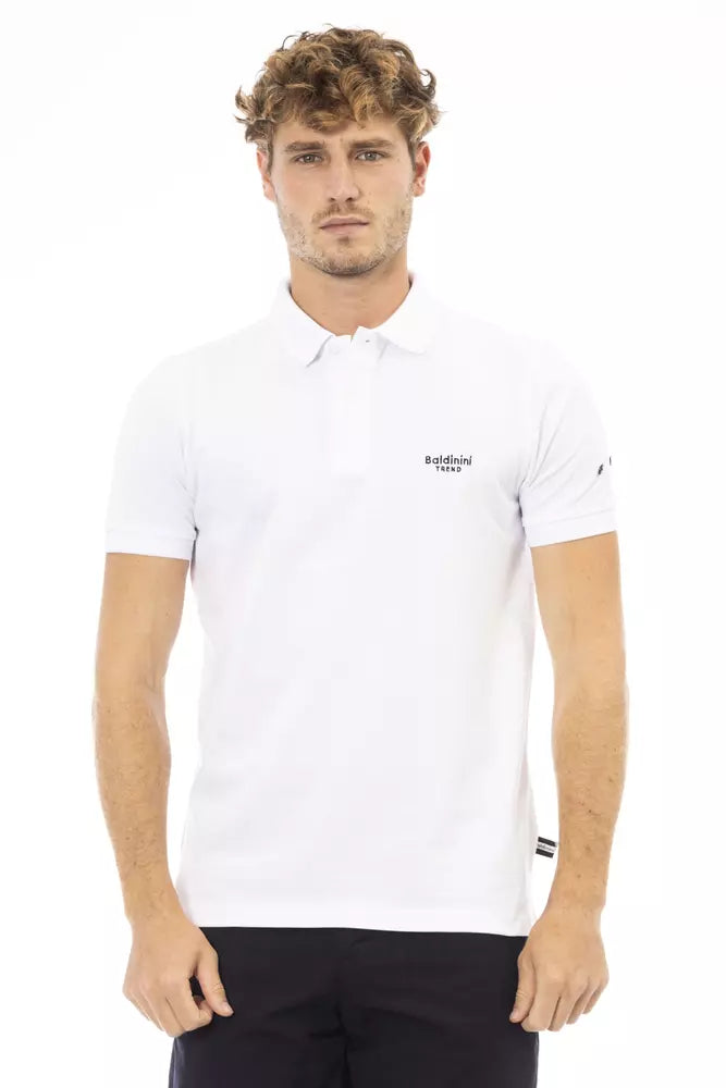 men's thermal tees-Baldinini Trend  Cotton Polo Men's Shirt