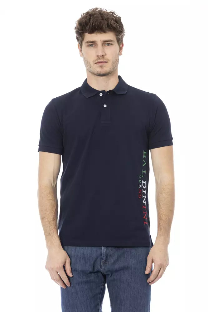 men's cotton blazers-Baldinini Trend  Cotton Polo Men's Shirt