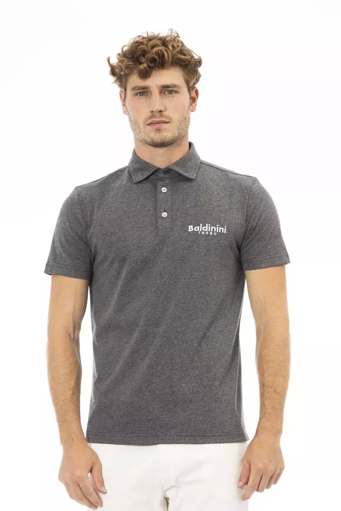 men's quilted shirts-Baldinini Trend  Cotton Polo Men's Shirt