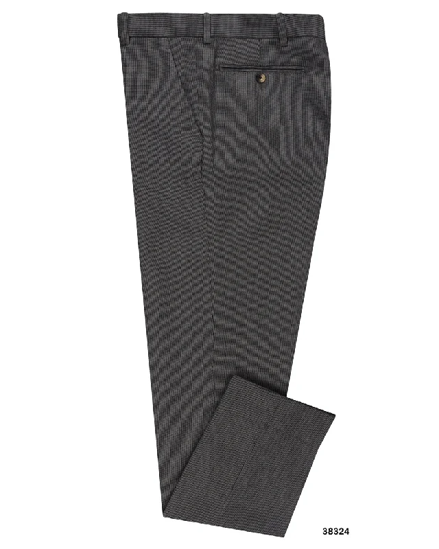 men's classic blazers-Dugdale Black Grey Houndstooth