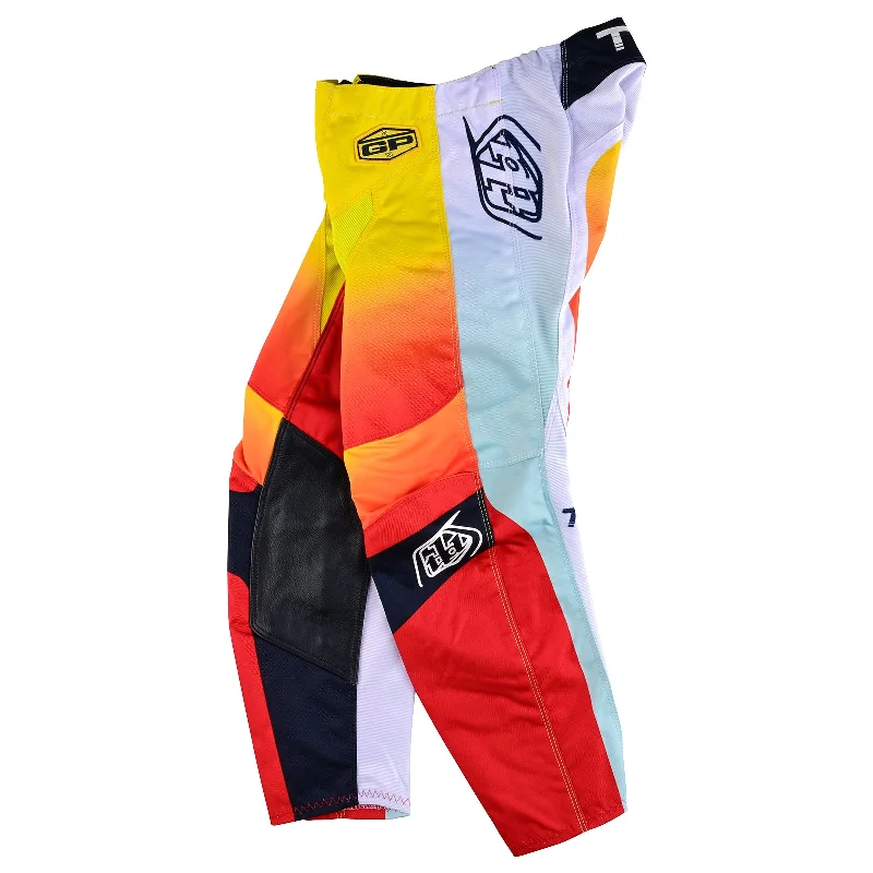 men's slim fit socks-Youth GP Pant Arc Acid Yellow / Red