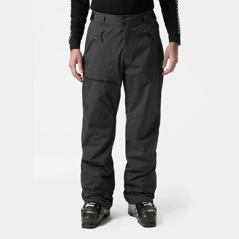 men's softshell sweaters-Helly Hansen Sogn Cargo Pant Large Black