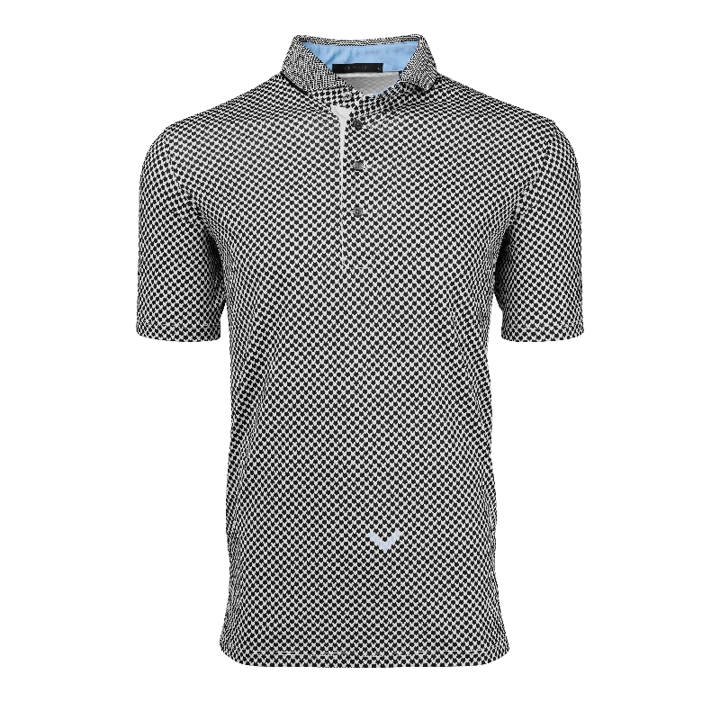 men's silk pajamas-Members Only Icon Wolf Polo