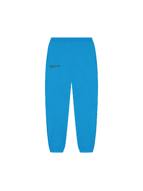 men's checkered sweaters-Mens 365 Heavyweight Track Pants—cerulean blue