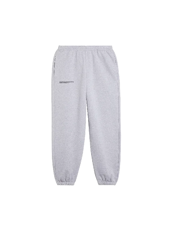 men's classic hoodies-Mens 365 Heavyweight Track Pants—grey marl