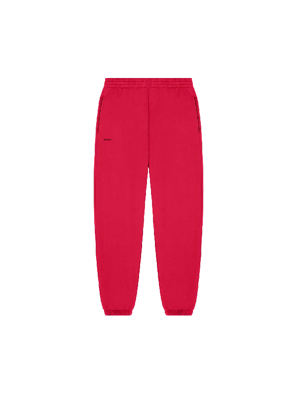 men's v-neck tees-Mens 365 Midweight Track Pants—Goji berry red