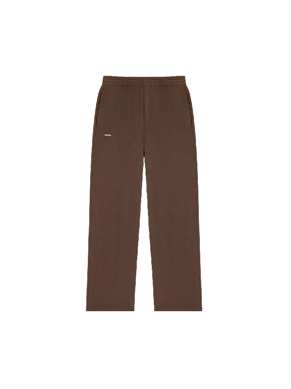 men's dress vests-Mens DNA Straight Leg Track Pants—cacoa brown