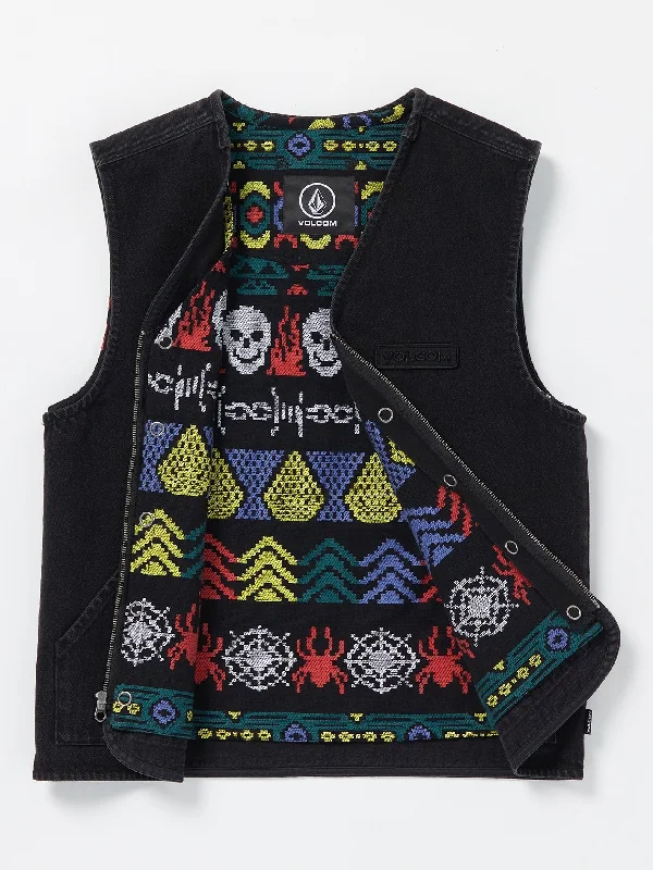 men's classic tees-Skate Vitals Collin Provost Vest - Black