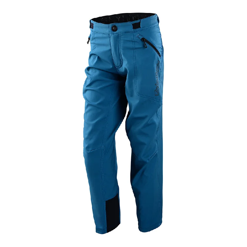 men's soft jackets-Youth Skyline Pant Solid Slate Blue