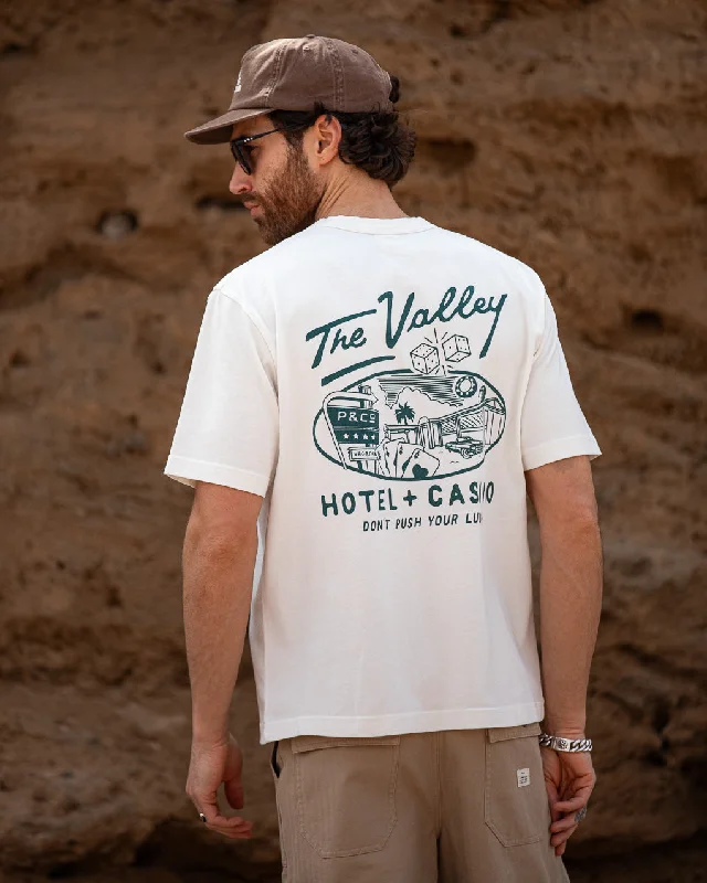 men's khaki pants-The Valley T-Shirt - Off White